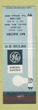 Matchbook Cover - GE General Electric Ray Troy MI