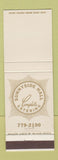 Matchbook Cover - Sunnyside Hall Catering