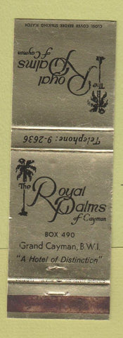 Matchbook Cover - Royal Palms Grand Cayman WEAR