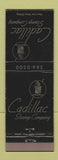 Matchbook Cover - Cadillac Stamp Company Detroit MI