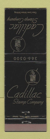 Matchbook Cover - Cadillac Stamp Company Detroit MI