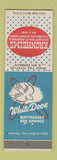 Matchbook Cover - Kronheims Cleveland OH White Dove MAttresses