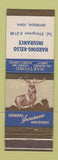Matchbook Cover - Hartford Insurance Harding Kelso Jefferson IA