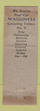 Matchbook Cover - Dutch John Waggoners oil gas WEAR