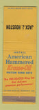 Matchbook Cover - American Hammered Piston Rings Jack Houston