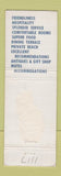 Matchbook Cover - Hobshole Inn Motel Plymouth MA WORN