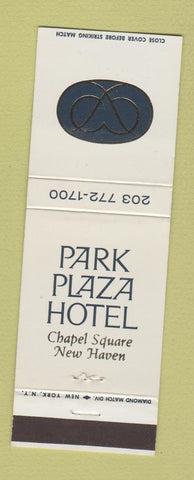 Matchbook Cover - Park Plaza Hotel New Haven CT