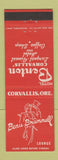 Matchbook Cover - Hotel Benton Corvallis OR Beau Brummell Lounge