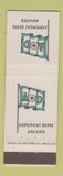 Matchbook Cover - Arment Deppe Anvers Line Belgium