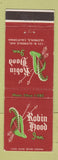 Matchbook Cover - Robin Hood Inn Glendale CA WEAR
