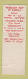 Matchbook Cover - Custer Motel SD Friendship Inn WEAR