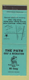Matchbook Cover - The Path Golf Recreation Greenwood? IN