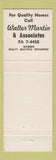 Matchbook Cover - Walter Martin & Associates Real Estate Spokane WA