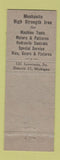 Matchbook Cover - Atlas Metal Foundry Detroit MI