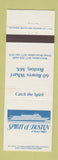 Matchbook Cover - Spirit of Boston MA Cruise