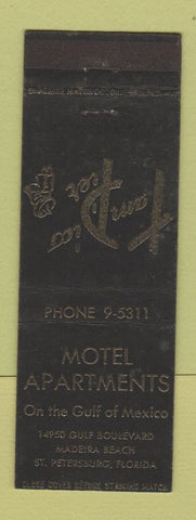 Matchbook Cover - Tam Pico Pier Motel St Petersburg FL