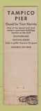 Matchbook Cover - Tam Pico Pier Motel St Petersburg FL