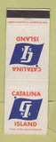 Matchbook Cover - Catalina Island Boat Service CA