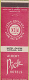Matchbook Cover - Hotel Carter Cleveland OH