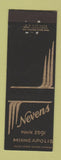 Matchbook Cover - Nevens Minneapolis MN