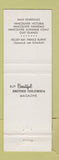 Matchbook Cover - BC Ferries British Columbia Canada WEAR