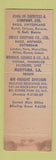 Matchbook Cover - Rohner Gehrig Forwarding Freight New York City