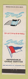 Matchbook Cover - States Line Freight Cargo WEAR