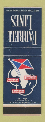 Matchbook Cover - Farrell Lines WEAR