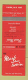 Matchbook Cover - Mark Twain Hotel Elmira NY