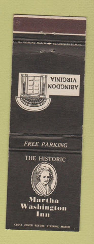 Matchbook Cover - Martha Washington Inn Abingdon VA