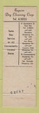 Matchbook Cover - Esquire Dy Cleaners