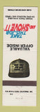 Matchbook Cover - Take This Job and Shove It Hat Offer Music