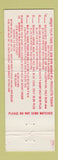 Matchbook Cover - Take This Job and Shove It Hat Offer Music