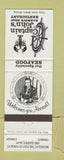 Matchbook Cover - Captain John's Harbour Boat Restaurant Toronto ON