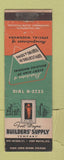 Matchbook Cover - Fort Wayne Builders' Supply Fort Wayne IN WEAR