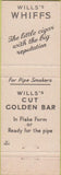 Matchbook Cover - Capstan Cigars pipe Tobacco
