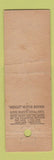 Matchbook Cover - Cabin Restaurant Helena MT Midget