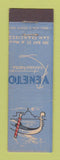 Matchbook Cover - Veneto Restaurant San Francisco CA MISCUT Midget
