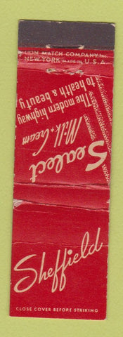Matchbook Cover - Sheffield Milk Cream WEAR Midget