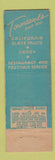 Matchbook Cover - Townsden's Store Los Angeles San Francisco CA Midget