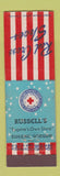 Matchbook Cover - Red Cross Shoes Russell's Eugene OR Midget