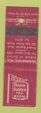 Matchbook Cover - Devon Gables Tea Room Bloomfield Hills MI Midget