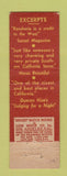 Matchbook Cover - Rancheria Motel Montecito CA Midget