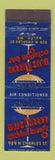 Matchbook Cover - Blue Mirror Octagon Bar Baltimore MD Midget