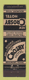 Matchbook Cover - Crosby Hotel Beaumont TX Midget