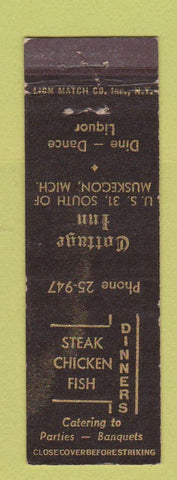 Matchbook Cover - Cottage Inn Muskegon MI WEAR Midget