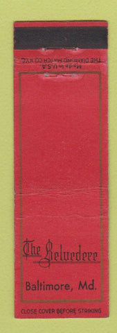 Matchbook Cover - The Belvedere Baltimore MD Midget