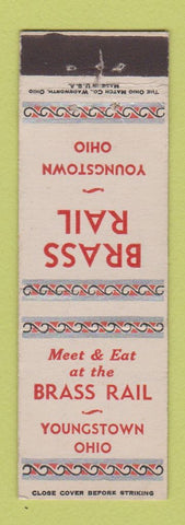 Matchbook Cover - Brass Rail Youngstown OH Midget