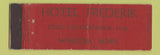 Matchbook Cover - Hotel Frederik Winona MN Full Length WEAR Midget