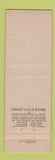 Matchbook Cover - The Frontier Dubuque IA Midget
